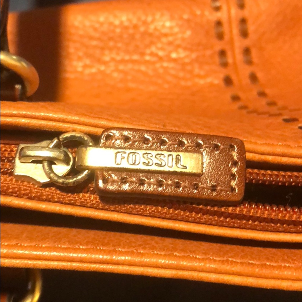 Fossil beautiful leather shoulder bag - Picture 2 of 6